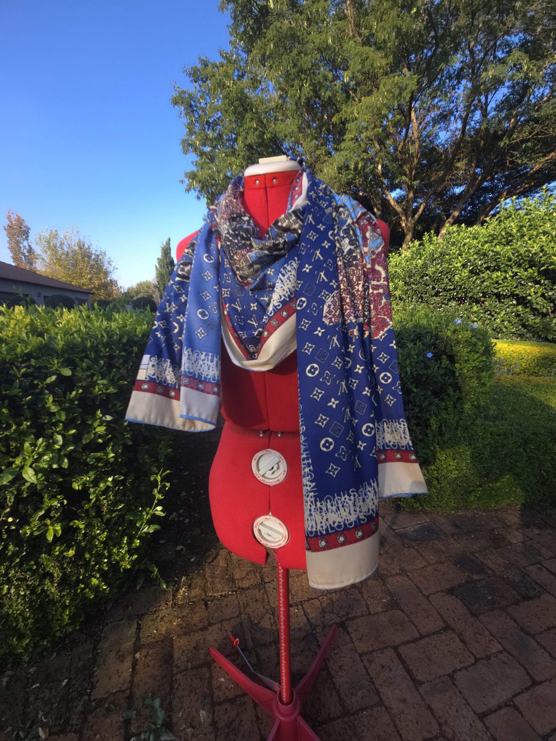 LV monogram silk scarf - Image 2